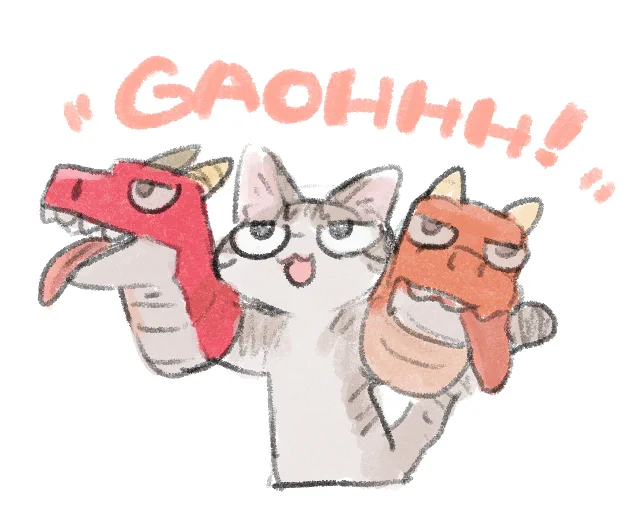 ツインヘッドねこドラゴン 