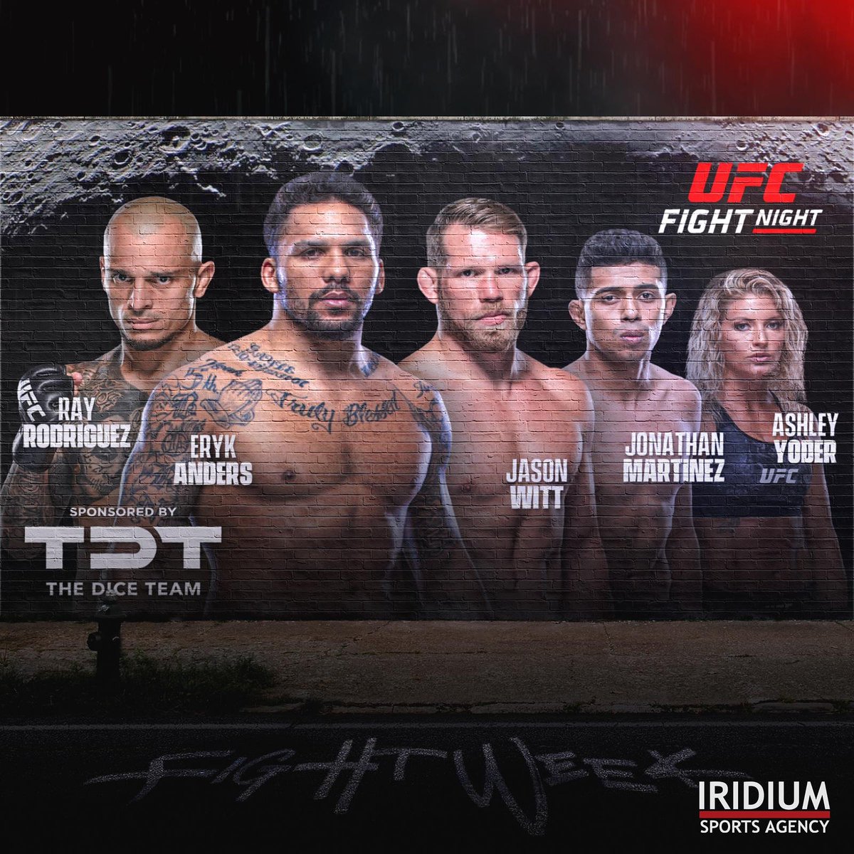 IridiumSportsAgency (@teamiridiumisa) on Twitter photo 🚨 It's <a href="/ufc/">UFC</a> Fight Week for 5️⃣ of #TeamIridium's finest at #UFCVegas21 in #Vegas 💪🏽 Go get what's yours <a href="/erykanders/">Eryk Anders</a>, <a href="/jonathanmyda/">Jonathan Martinez</a>, <a href="/raythejudge/">Ray Rodriguez</a>, <a href="/jasonwittmma/">The Vanilla Gorilla</a> & <a href="/AshleyYoderMMA/">Ashley Yoder</a> 🔪 #TheDarkside 🚨 It's <a href="/ufc/">UFC</a> Fight Week for 5️⃣ of #TeamIridium's finest at #UFCVegas21 in #Vegas 💪🏽 Go get what's yours <a href="/erykanders/">Eryk Anders</a>, <a href="/jonathanmyda/">Jonathan Martinez</a>, <a href="/raythejudge/">Ray Rodriguez</a>, <a href="/jasonwittmma/">The Vanilla Gorilla</a> & <a href="/AshleyYoderMMA/">Ashley Yoder</a> 🔪 #TheDarkside