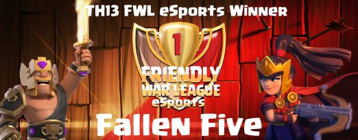 Congratulations to Fallen Five for winning the first FWL TH13 eSports tournament.