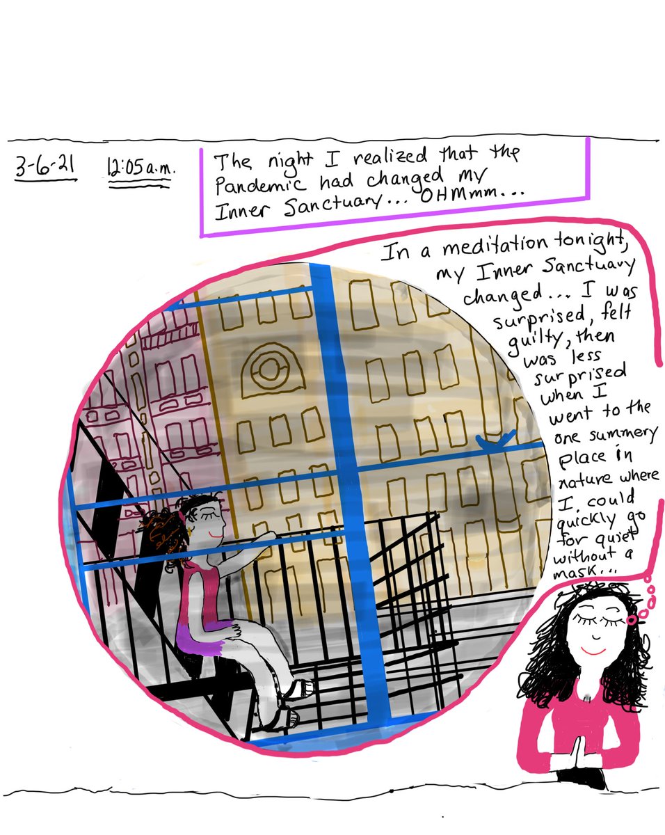 ZenRuby1's tweet image. The night I realized that the Pandemic changed my Inner Sanctuary...#innersanctuary #innersanctuarymeditation #fireescapechronicles #nycfireescapes #yearningfornature #meditationpractice #guiltypleasure #lovethequietofnight #missgoingoutwithoutamask #broadwaynyc #broadwaybeauty