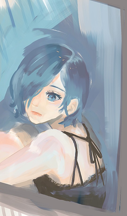 当麻アキヒコ On Twitter 45分クオリティのトーカちゃん イラスト好きな人と繋がりたい 東京喰種 トーカ 落書き