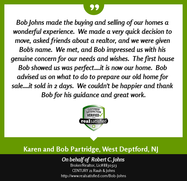 BobJohnsRealtor's tweet photo. I’m not sure I could be more delighted by a recommendation. https://t.co/BNEn5XcGSQ via @realsatisfied https://t.co/nRewvKvpwO