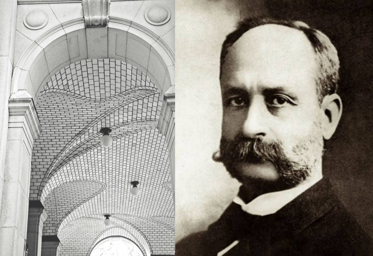 HispanicCouncil's tweet image. On this day, in 1842, Rafael Guastavino was born, a Valencian architect whom the @nytimes renamed after his death as &quot;the architect of New York&quot; for his famous &quot;Guastavino tile&quot; that marked the architecture of the North American country.