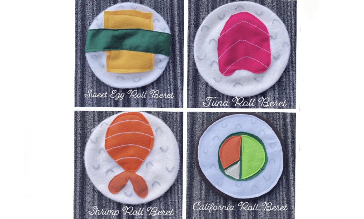 Who wants to be my first sale of the month? 💕

I have so many berets to choose from! Fruits, veggies, animals, even boba and sushi!! ✨