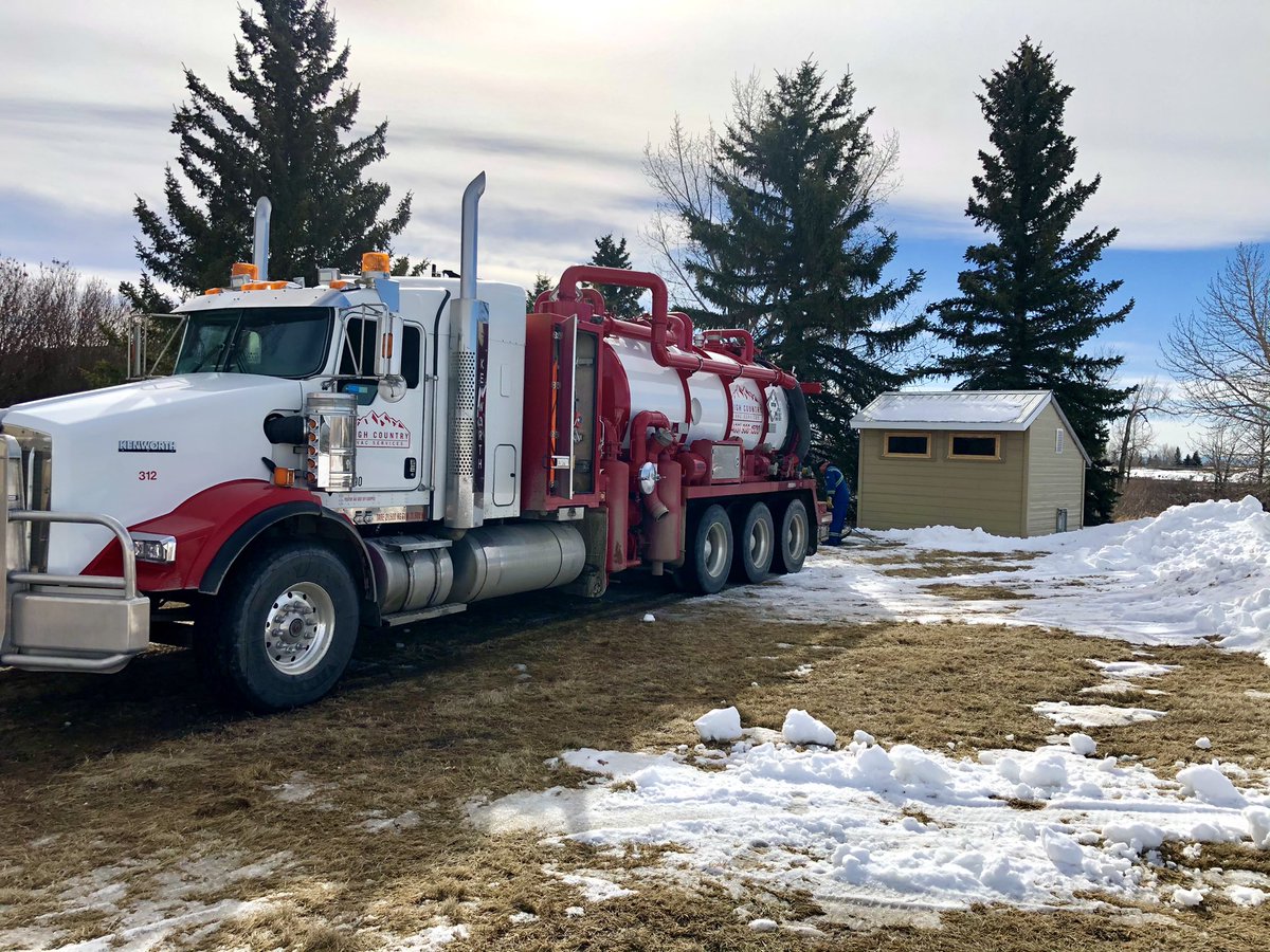 Like the first sighting of a gopher or robin... the arrival of the #HighCountry septic-sucking vac-truck is a sure sign of spring and warmer days ahead. Just another #oldguysweather reporter trick. <a href="/WineGuyMike55/">Mike OConnor</a> <a href="/Newsbob/">Bob Sumner: Views are mostly of mountains.</a> <a href="/TerryAndryo/">terry andryo</a> <a href="/jimbutton/">Jim Button</a> <a href="/fraserabbottyy1/">fraserabbottyyc</a>