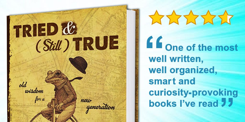 Proven strategies for lasting happiness, success and better relationships from history's greatest minds (aka, 10 really important life lessons that no one talks about anymore).
bookshow.me/B081W4PKTC
No hype. No jargon. Just clear, simple, time-tested stuff that works. ◄ ◄-