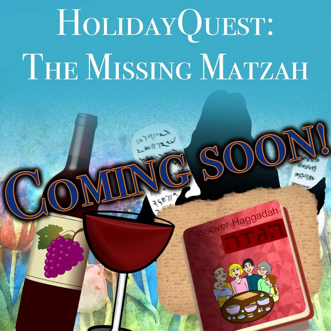 BagelsLocks's tweet photo. It's 27 days till Pesach (sorry, not sorry!), which means the Bagels &amp; Locks Studios team is hard at work putting the finishing touches on our next release, HolidayQuest: The Missing Matzah! Stay tuned for more info... https://t.co/f4OcJeFS9i