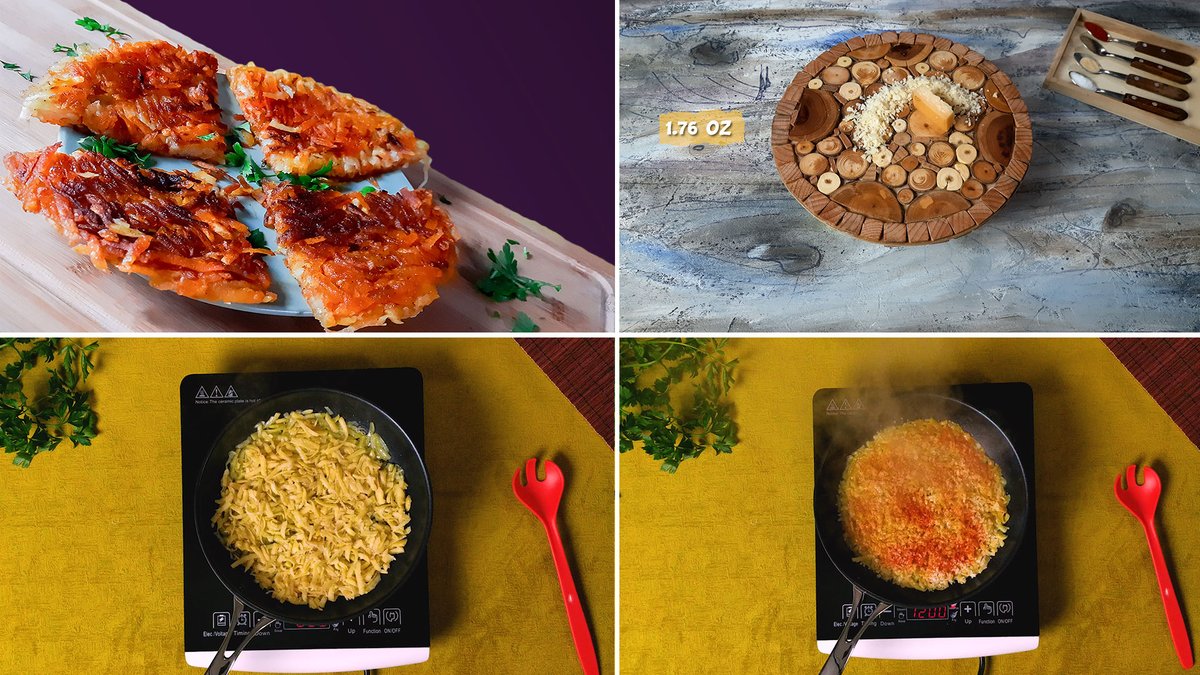 Cooking_Pulse's tweet image. If you like your Potato Rosti crispy instead of soggy, and deep golden instead instead of burnt, don’t skimp on the fat. 😍 Video recipe below! 👇

Video Link: youtu.be/4Ef7tXwLj4M

#rosti #potatorosti #food #stopmotion #delicious #cooking #hungry