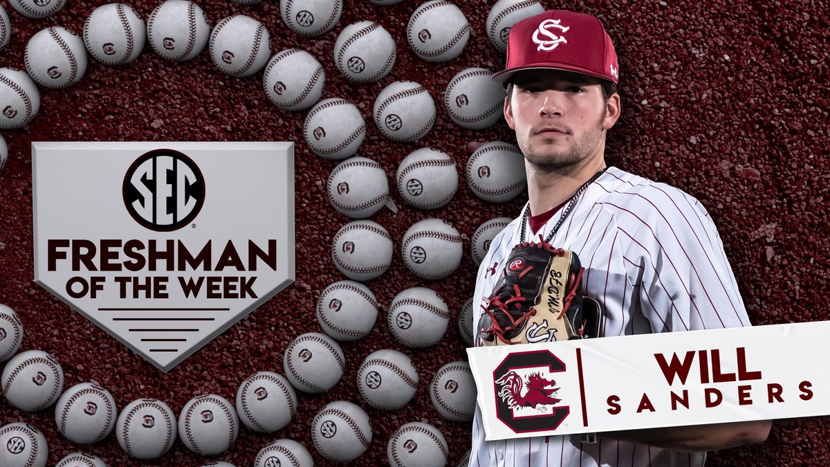 SEC's tweet photo. #SECBSB Freshman of the Week: @willsanders_32

Full release » https://t.co/KjT0Zre5xL. https://t.co/E0QHjNIdGc
