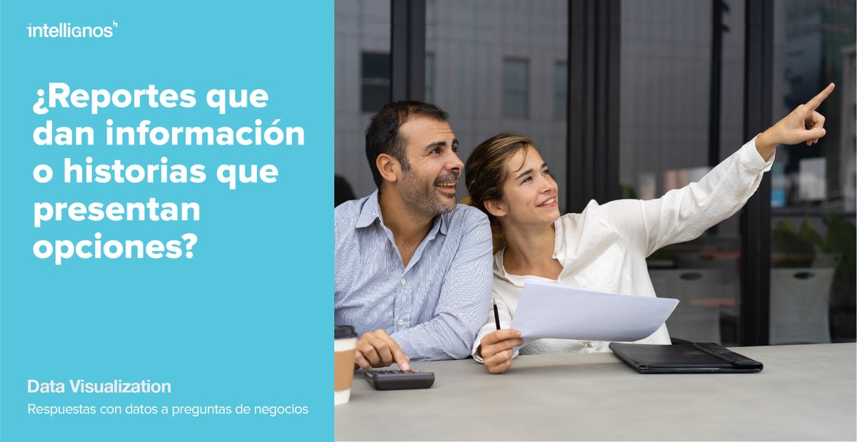 ¿Reportes que dan información o historias que presentan opciones?
intellignos.com/es
#Bigdata #DataDriven #CulturaDriven