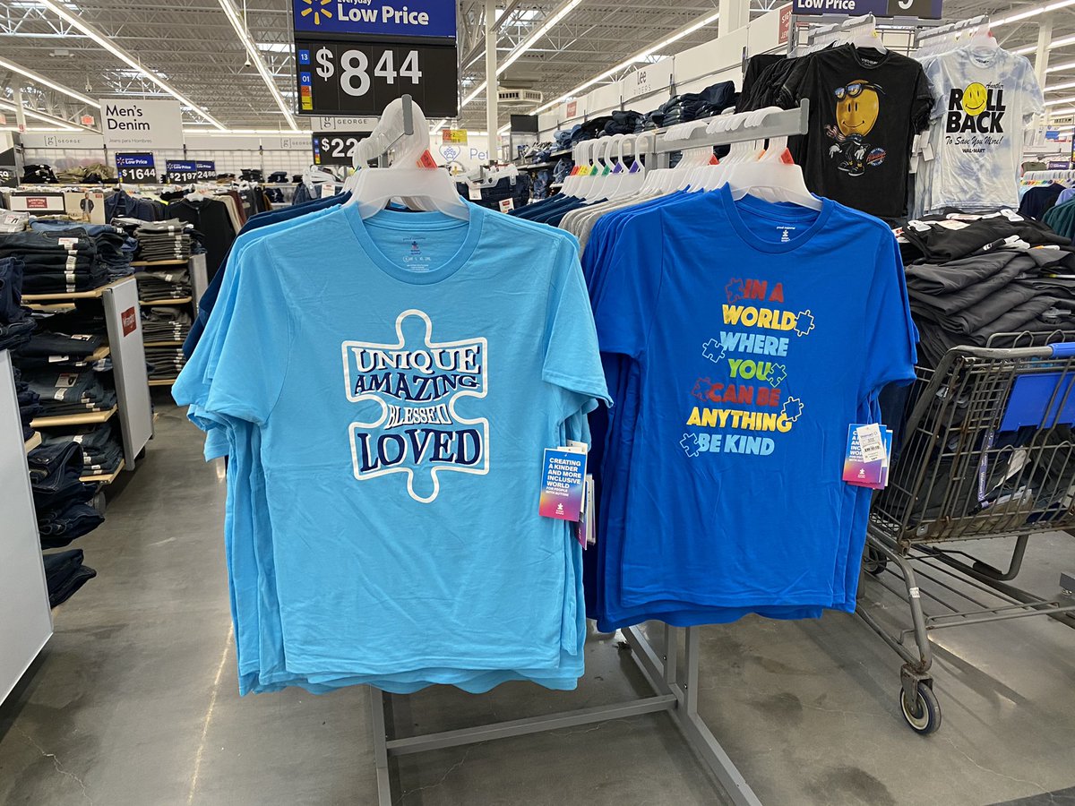 MrsTFx's tweet photo. @Walmart the puzzle piece is ableist and off message. Started by Autism Speaks who does nothing for #ActuallyAutistic people but exploit them. #NotAPuzzle #VariationsofNormal
https://t.co/QQGJPr8lTs https://t.co/cApR2XoNaA