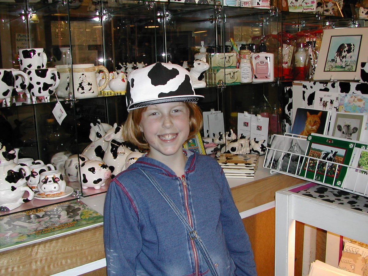 In case my life-long love of cows was ever in doubt, here is a photo of me in the summer of '03.