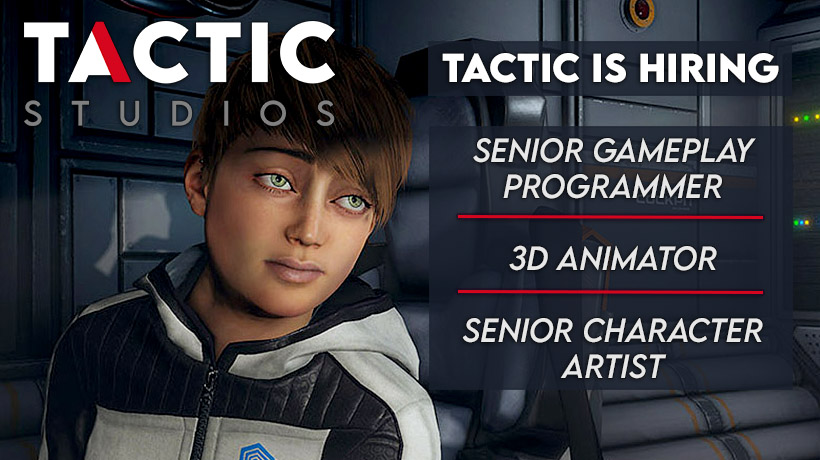 TacticStudios's tweet photo. TACTIC is hiring!

We're currently looking for a:
- Senior Gameplay Programmer
- 3D Animator
- Senior Character Artist

Remote work available. Details here: https://t.co/bTiCGkLy1e
#gamedevjobs #gamejobs #gamedev https://t.co/3gaHF97VGp