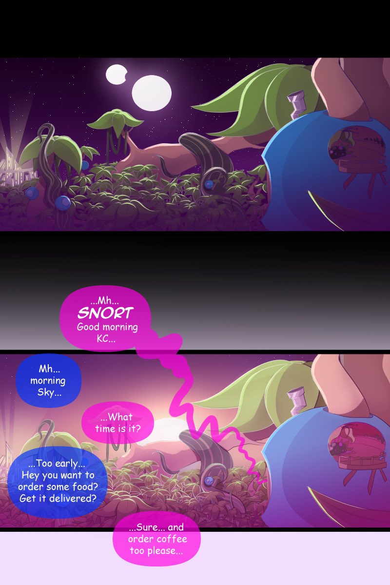 adventureofkc's tweet photo. Posting some of my favorite pages from the update on “The Adventures of KC” webcomic, chapter 14! You can check it out on Webtoons and Tapas for free. #comic #webtoon #theadventuresofkc #tapas https://t.co/Hv5BmJb6Ib