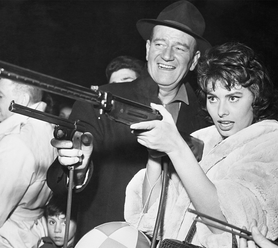 JohnDukeWayne's tweet photo. "My English was not great, the crew would sometimes make fun of me, but John Wayne always would stick up for me," - Sophia Loren reflects on working with John Wayne on Legend of the Lost #JohnWayneValues 💪🏼 Full story here: https://t.co/9hoWEICqW8 https://t.co/2cMpjgjyxa
