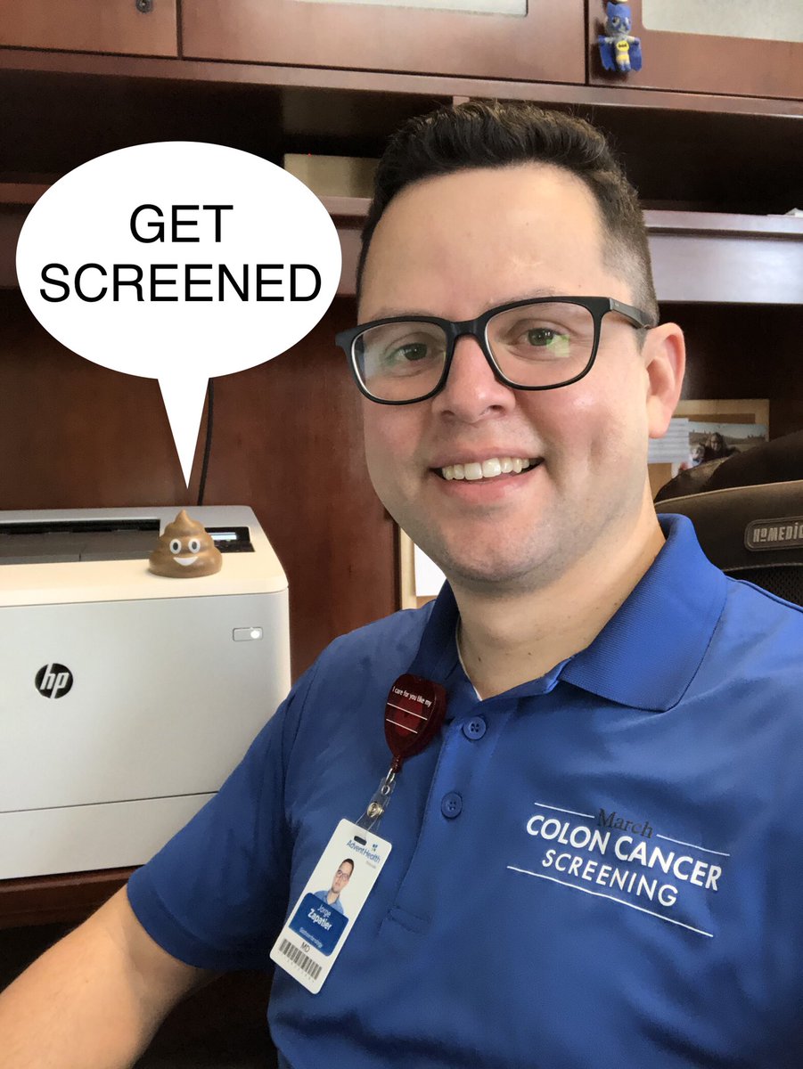 JZapatierGI's tweet photo. @DCharabaty @AmerGastroAssn @ASGEendoscopy @AmCollegeGastro @CCAlliance @GlobalCRC @drmoutaz @mjayoushe @VicentHernande9 @giawareness Discuss with your health provider today about colorectal cancer screening options. 
#ColonCancerAwarenessMonth https://t.co/Xx8BjcAOAp