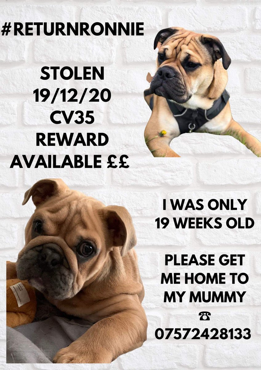 #ReturnRonnie #Stolen #CV35
