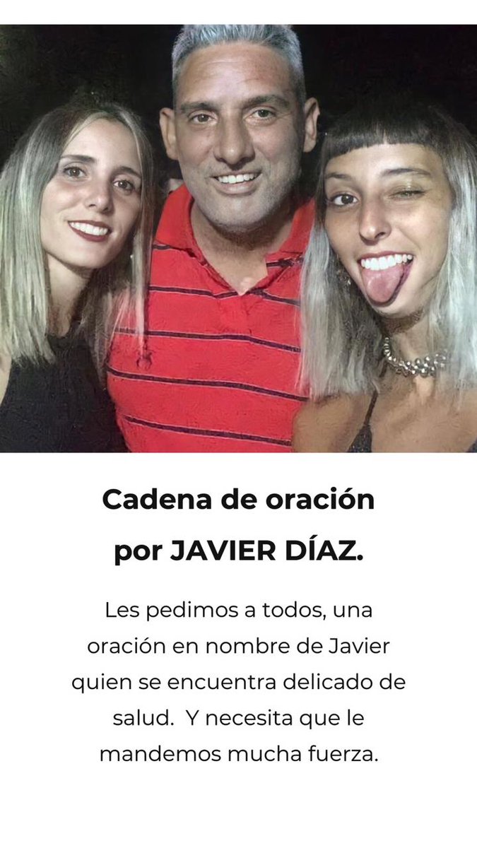 diazju1's tweet photo. Mandemosle buenas energias a mi viejo ✨ dale que de esta salis tambien♥️ https://t.co/z6NcO2pRNc
