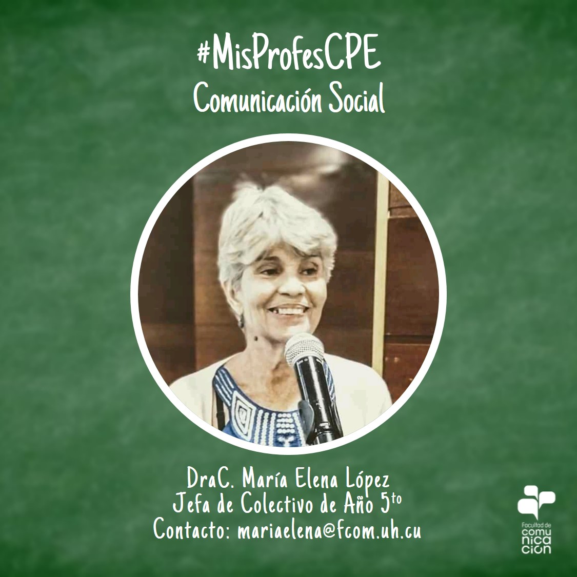 fcomUH's tweet photo. Nuestra profes completan el equipos de Jefes de Colectivo de Año de Comunicación Social en la modalidad de CPE 👩🏫👨🏫👇👇👇
#MisProfesCPE #FCOMenEVEAUH #FCOMenCasa #Curso2021
@UdeLaHabana @CubaMES https://t.co/QeEtlvG1Nn