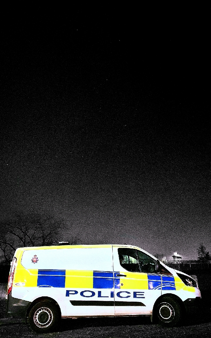 GMPCityCentre's tweet photo. Out around #castlefield and the #tradingestate this evening with PcW. Its a bit chilly but some clear sky as a result. #police #gmp #manchester #m42 #orion #astrophotography PcH https://t.co/Bi1iPbsUAc