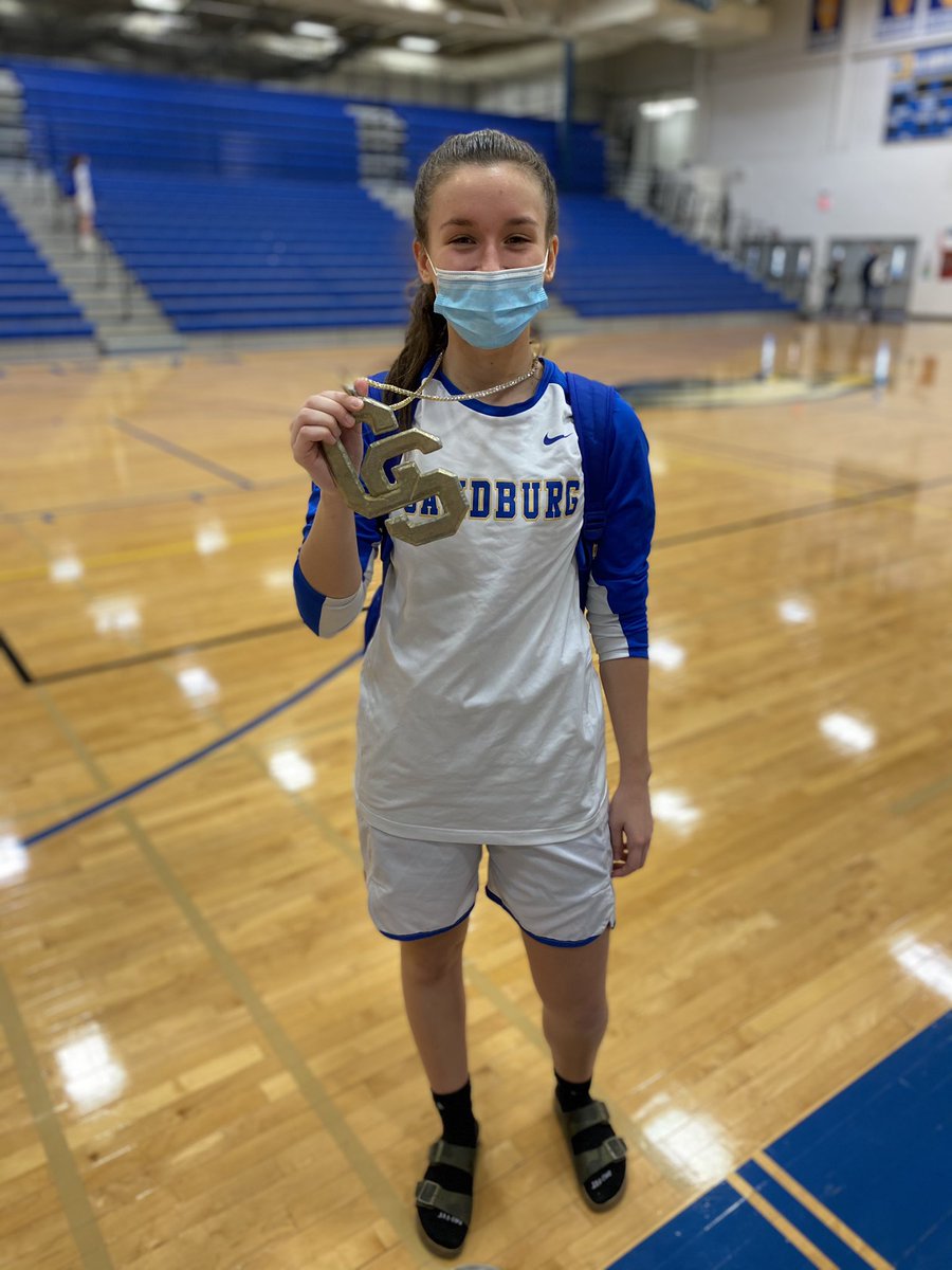 Eagles 39
Porters 38

Eagles with a resilient, grind out victory over Lockport. Total team effort. <a href="/EaglesAthletics/">Sandburg Athletics</a>

J. Canellis (<a href="/CanellisJosie/">Josie Canellis</a>) w/ 10
C. Trunk (<a href="/CharlotteTrunk/">charlotte trunk</a>) w/ 7
C. Callaghan (<a href="/ClaireCal12/">Claire Callaghan</a>) w/ 7

L. Coghlan (<a href="/laurencoghlan5/">lauren coghlan</a>) w/ 5 &amp; big block 2 end game. PoG.