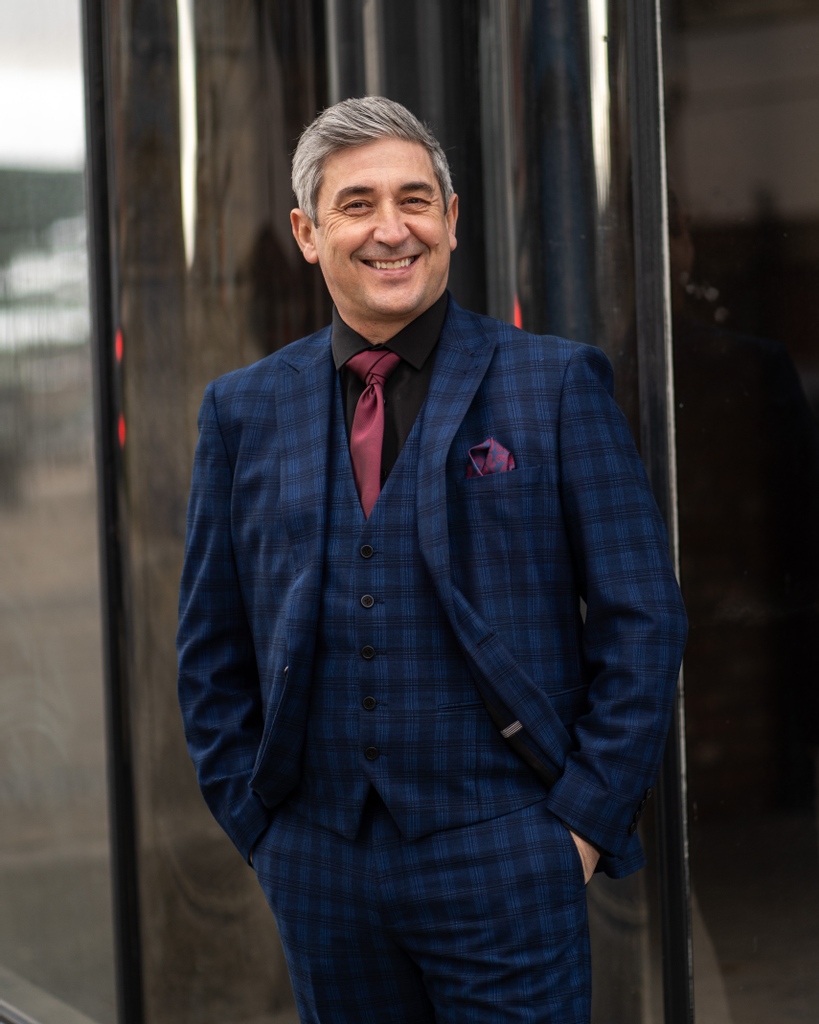 Harry is all smiles as he gets to open his new bar the same day as we get to open our shops on 12th April all going to plan. 

Shop the suit Harry is wearing here, £190 for the 3 piece: bit.ly/2Te5UQ7