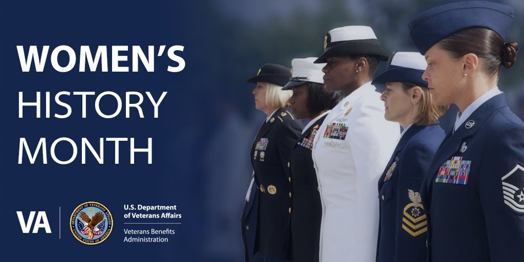 March is #WomensHistoryMonth! Women are the military's fastest-growing demographic, with their use of VA services tripling since 2000. Every woman Veteran has paved the way forward for those who follow. We thank you for your service and sacrifice both on and off the battlefield.