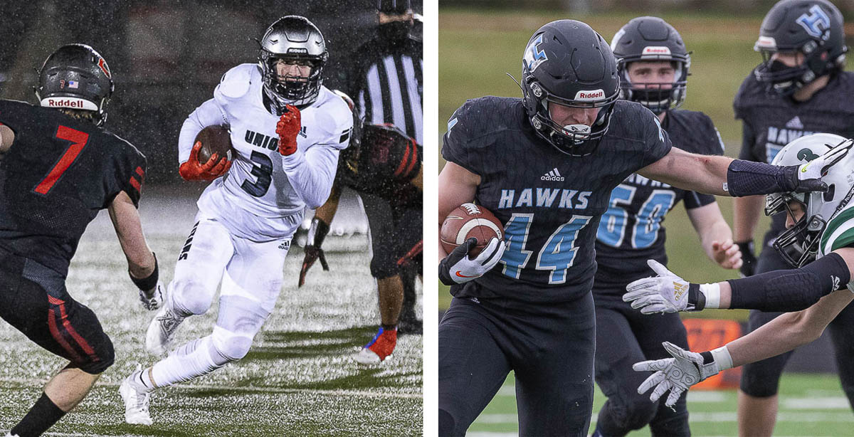 NewsFromCCT's tweet photo. Union gets bragging rights over Camas this season, and Hockinson is looking for a another league title https://t.co/ttyPJYwS5L
#UnionTitans #CamasPapermakers #HockinsonHawks #WoodlandBeavers  #HighSchoolFootball #WIAA #ClarkCountyWa #CamasWa #HockinsonWa #VancouverWa #WoodlandWa https://t.co/ZYsOIADeht