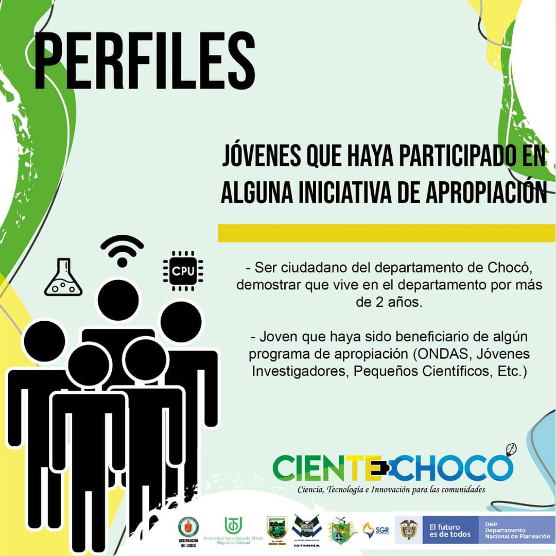 CienteChoco's tweet photo. Si eres un jóven con iniciativa de apropiación o Técnico y profesionales en Tics, inscríbete.
.
.
.
.
.
.
.
.
.
.
.
.
.
.
.
#Ciente-Chocó #Perfiles #Perfiles #Chocó #CienciaTecnologíaeInnovación https://t.co/FDWWm3vCjs
