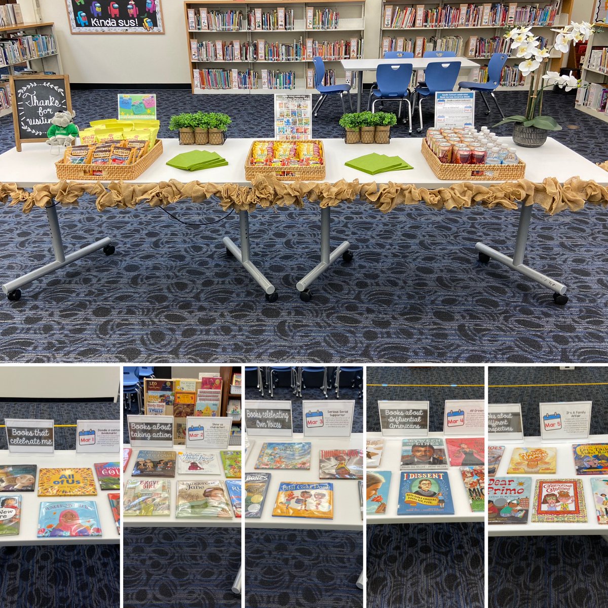 Celebrating #ReadAcrossAmerica! Thanks to @JMerinoedu  for supporting our classrooms with these great read alouds throughout the week! <a href="/apolloD63/">Apollo School</a>