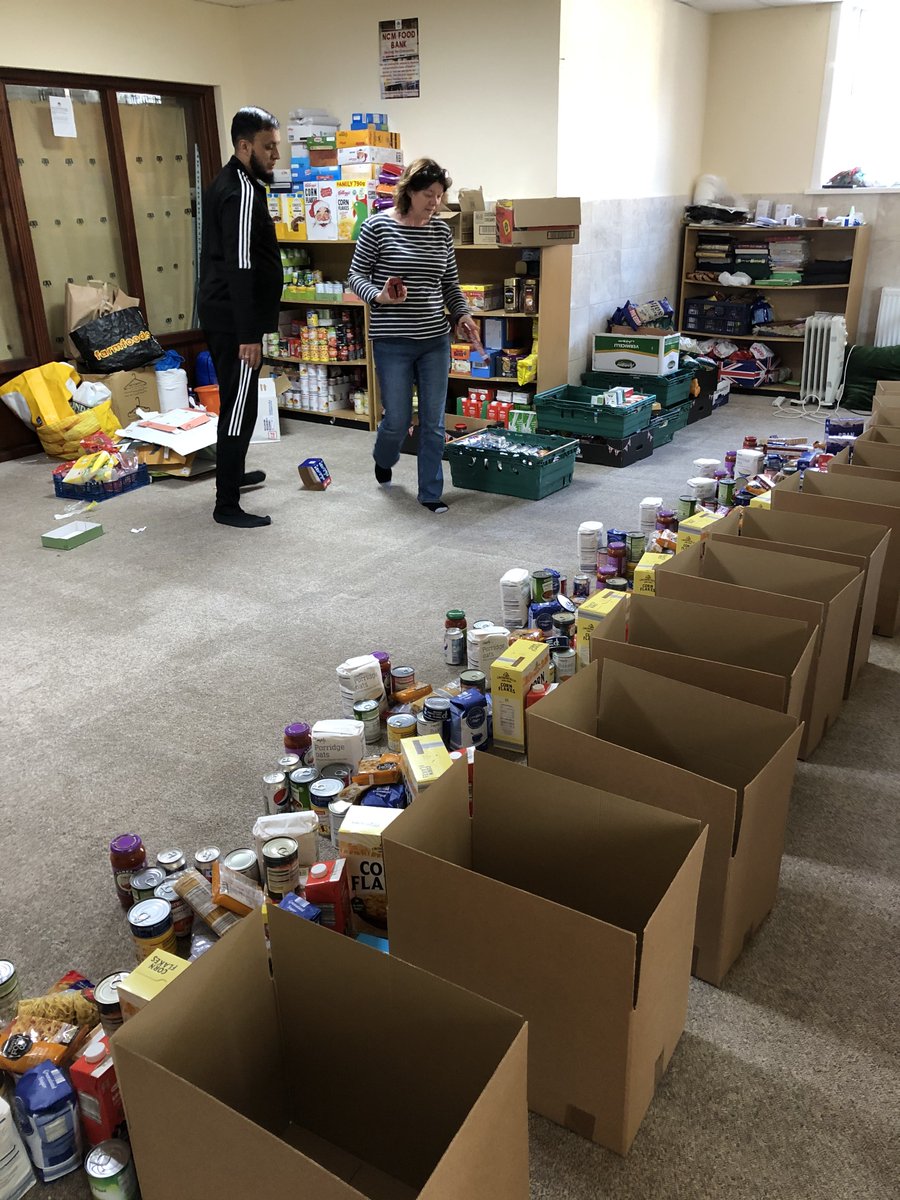 Food parcels will be distributed to families through Pendle Community Hub, part of <a href="/FareShareUK/">FareShare</a> 
We are really pleased that so much stock has been donated that there will be a second delivery next week!
2/3