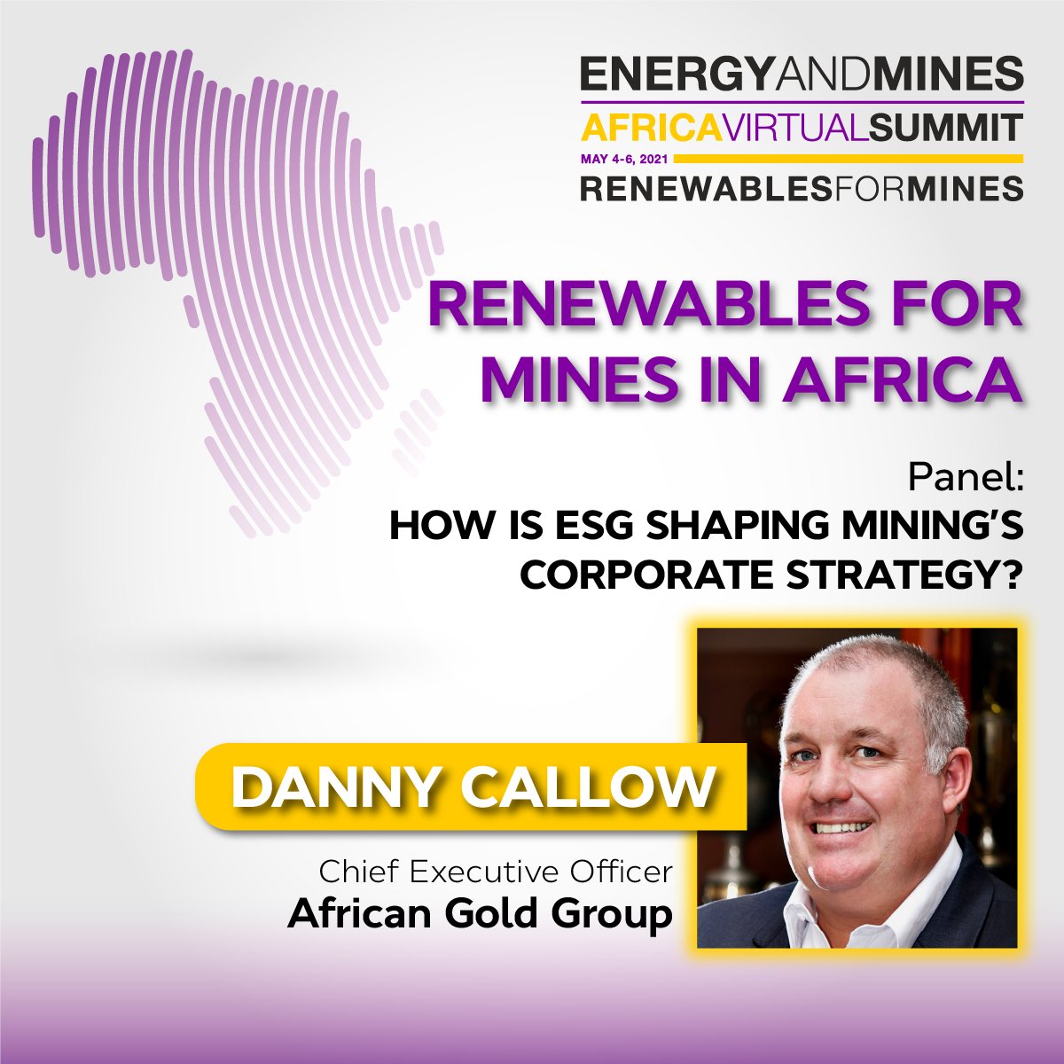 toubani_gold's tweet photo. Join African Gold Group (TSX.V: AGG) CEO Danny Callow at the Energy and Mines Africa Virtual Summit, March 4-6, in a live panel discussion on how ESG initiatives are shaping corporate strategy for the mining sector. 

#AGG, #Africa #Kobada #Gold https://t.co/X0QpQi9YXp