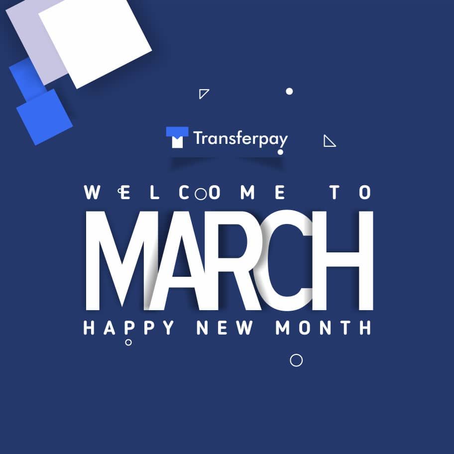 TransferPay's tweet photo. welcome to march https://t.co/o5PUqcaWCu