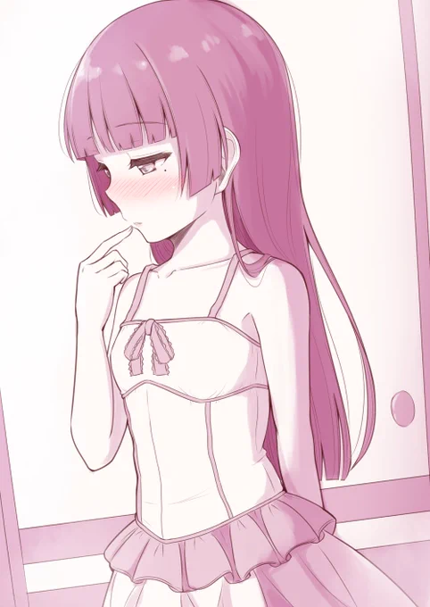 「帰って来てからルリ姉の様子がおかしいんだよね。いや、おかしいのはいつもの事だけどさ、何かしきりに唇を触って…………はっ!?」

#黒猫if 下巻まであと 8 日ー!
#俺妹 #黒猫 #瑠璃先輩 