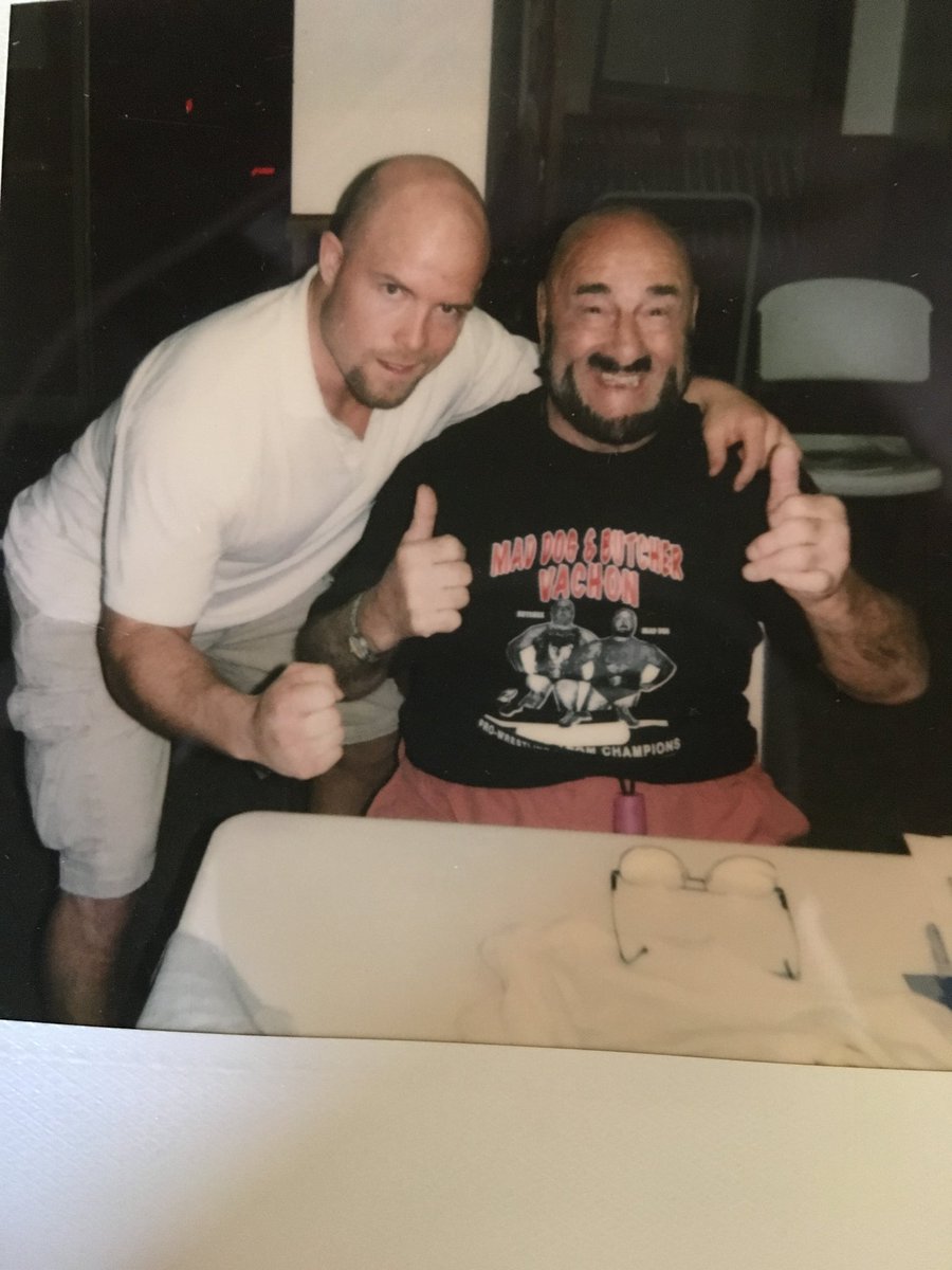 sammysavard's tweet photo. @TheHighRollers2 #Bulldog and #TheMaddog
Miss you my friend. #GodBlessMaddogVachon https://t.co/IhsGRSvtmP