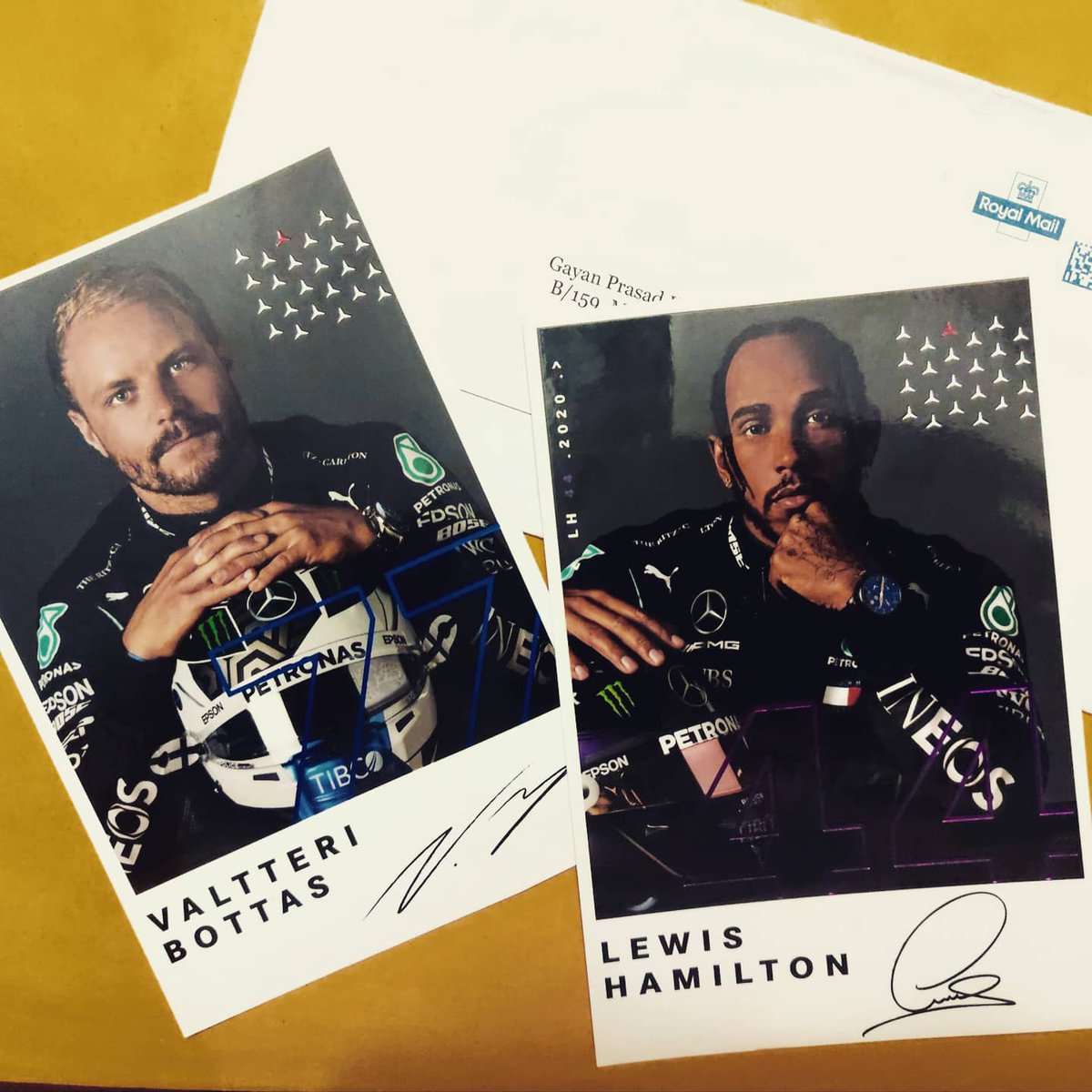 GayanPM's tweet photo. @MercedesAMGF1 @PET_Motorsports @LewisHamilton @ValtteriBottas Thank you guys. I love you. Let's go for 8th🏆 https://t.co/Wq7cK3wU2C