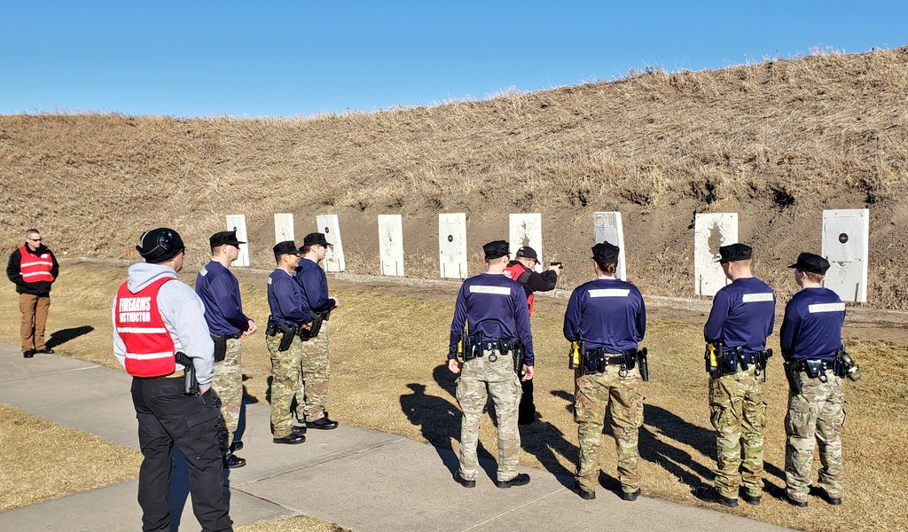 NSPTrooperCook's tweet photo. The week of #Firearms #Training has begun for #Camp64 here at the @NSP_TA. Let's have a great & safe week. #BeSafe #TrainHard https://t.co/Ya7MexAj5w