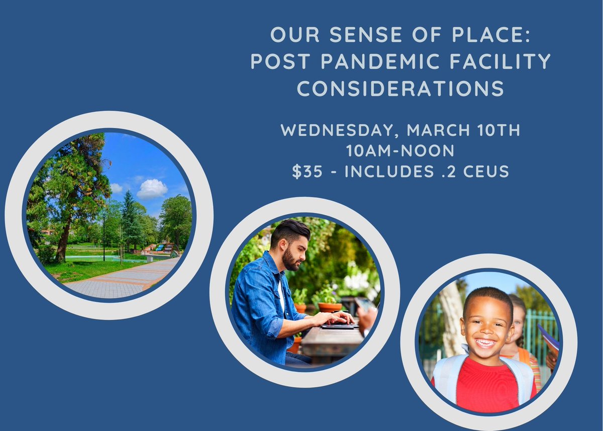 RecResourceServ's tweet image. #9day until our March webinar!
The pandemic has provided a unique opportunity to re-think how we move through public space. Join our deep dive into the ways parks and public space design might evolve due to what Covid-19 has taught us. 
Link to register👇
rrs.cnr.ncsu.edu/our-sense-of-p…