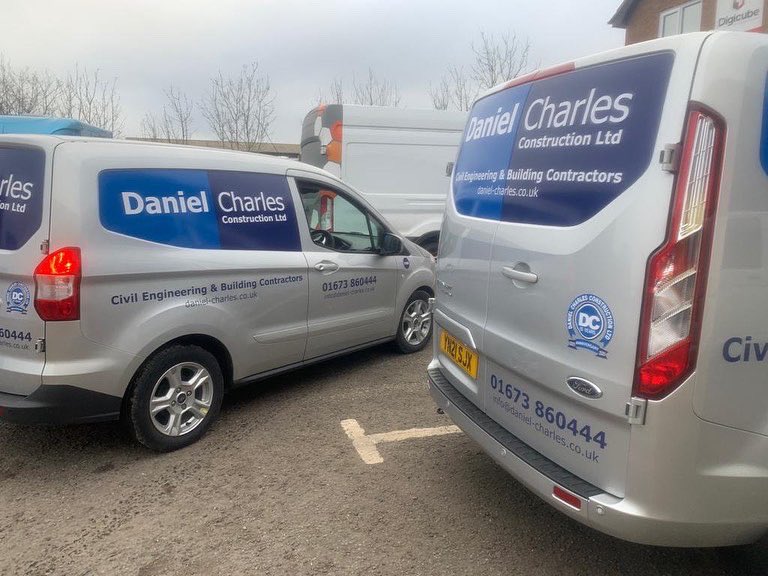 grssignscouk's tweet photo. 2 new #21reg vans for @dan_charles2005 heading out the workshop #vehiclegraphics #grssigns https://t.co/rNodPOYjMN