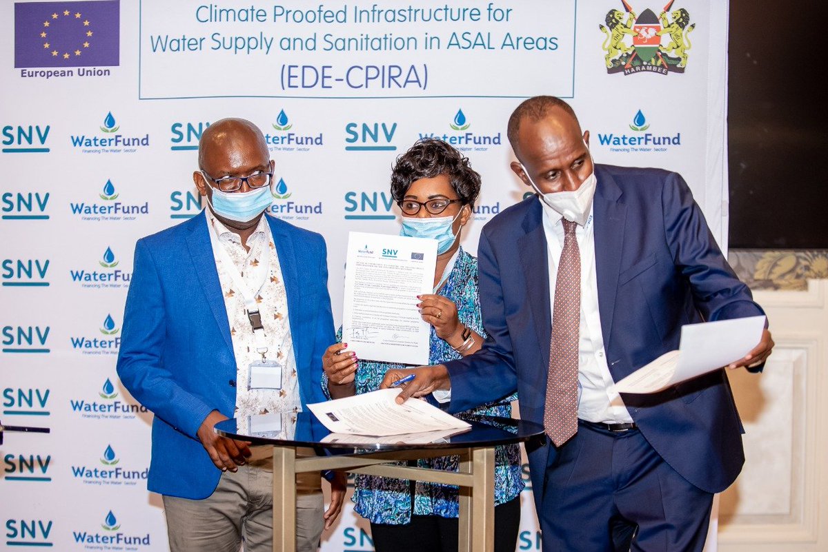 DiscoverTTCG's tweet photo. TTC is among 8 counties that inked a deal and signed a letter of commitment on a program dubbed Ending Drought Emergencies-Climate Proofed Infrastructure for Improved Water and Sanitation in Arid and Semi-Arid ASAL areas.

READ :https://t.co/KVGdkk6Ofy https://t.co/LM6QGlD5xb