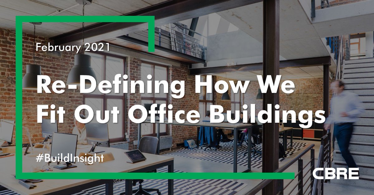 CBRE_UK's tweet photo. How do we transform the standard #office fit-out from suspended ceilings, walls, floors and furniture to something more agile and far less expensive? Read our latest #BuildInsight blog to hear our thoughts: https://t.co/zmJ9df8Ce2 https://t.co/QMvdLjHHXt