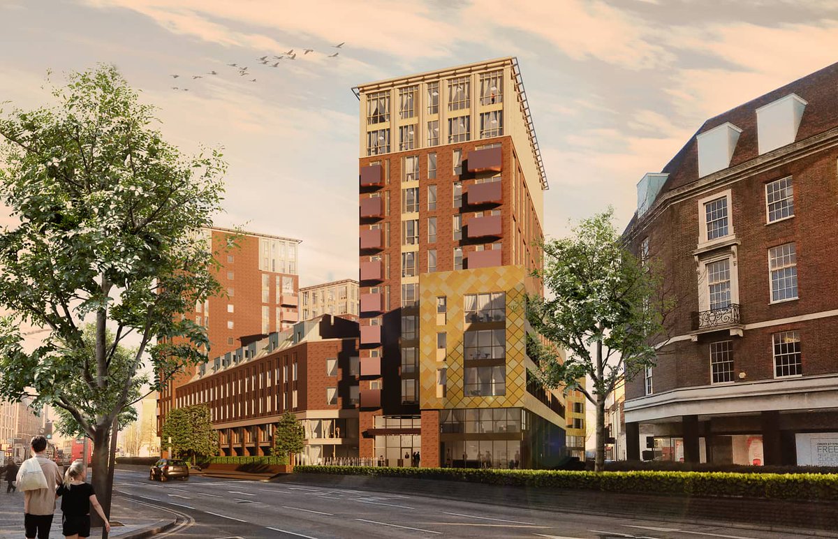 dmsarchitectur's tweet photo. DMS Architecture is proud to showcase their latest mixed-use scheme located on Ferensway, Hull.

Brief numbers: 
 - 249 Units 
 - 14 Storeys 
 - 3 Towers
 - 250k sqft of development 
 - circa 75% dual aspect units. 

@DLPPlanning @EandP_Engineers @scptransport @EnergyE2017 #Hull https://t.co/q0H7Dfb3yz