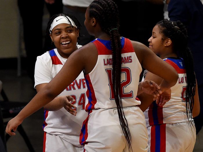 BhamCitySchools's tweet photo. Congrats to the Ramsay 5A Boys' Basketball team & Carver's Girls' 5A Basketball team on their recent victories toward the ASHAA finals! Ramsay scored a 58-40 win over Sipsey Valley, & the Carver Lady Rams won with a 70-40 in the semifinals. #bcsstrong #RamsayHigh #CarverHigh https://t.co/3Fpc0ZO6C2