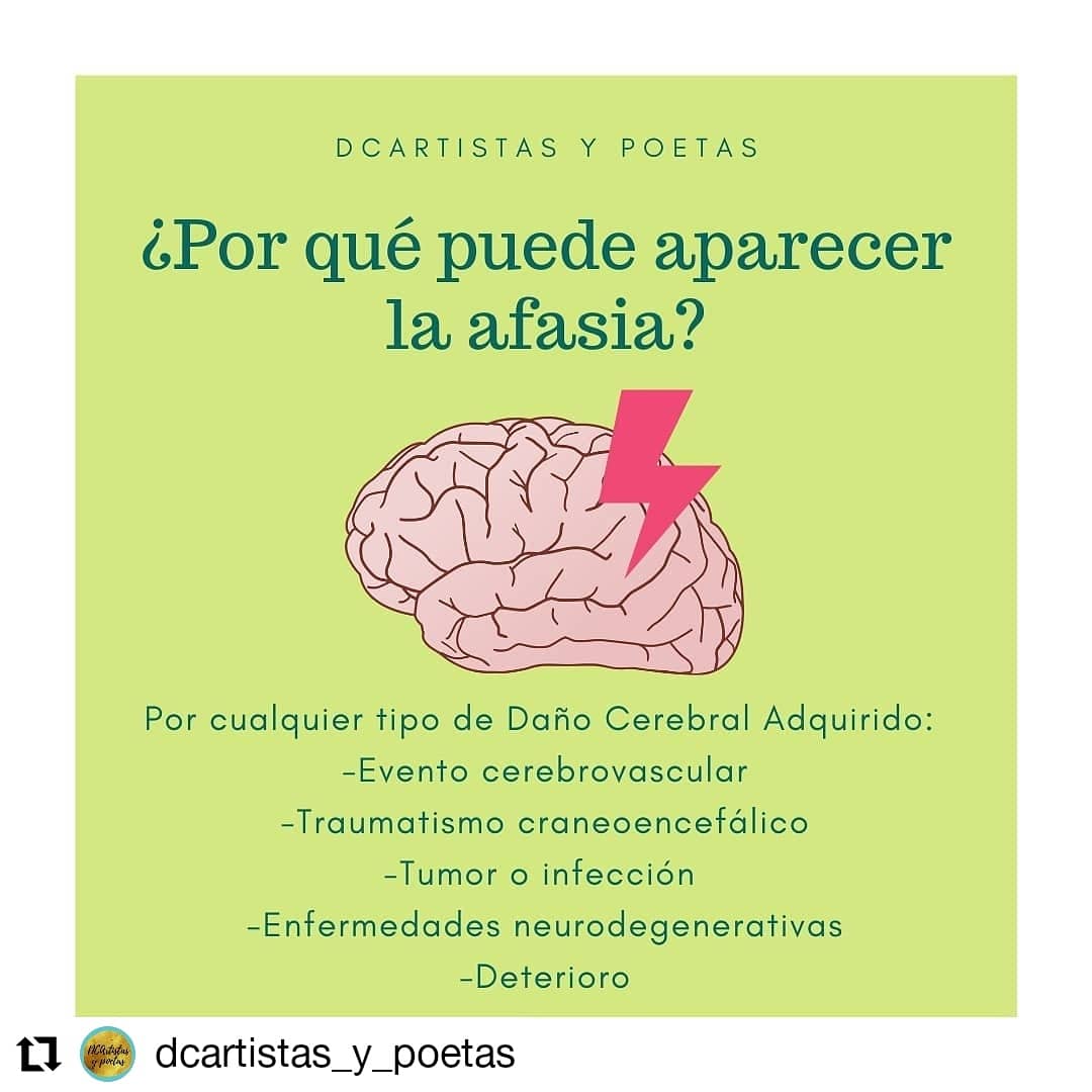 Dcartistas's tweet photo. #afasia #dca #dañocerebraladquirido #ictus https://t.co/MEI5dN0TiK
