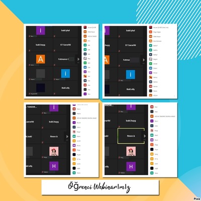 Öğrenci Webinarımızı Gerçekleştirdik. ( Murat ÇELEBİ - Çarşamba Fen Lisesi)