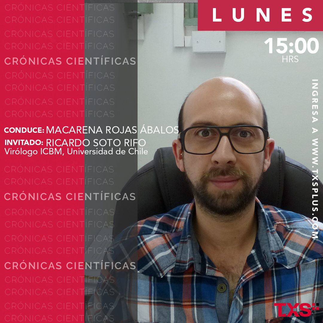 Mrojas_Abalos's tweet photo. A las 15 hrs iniciamos la 3era temporada de #CrónicasCientíficas con @sotorifo para conocer una interesante investigación que permite cuantificar los anticuerpos neutralizantes contra la COVID-19.
.
Acompáñanos en https://t.co/X90xpVwZJq https://t.co/SW0CzWNWBJ