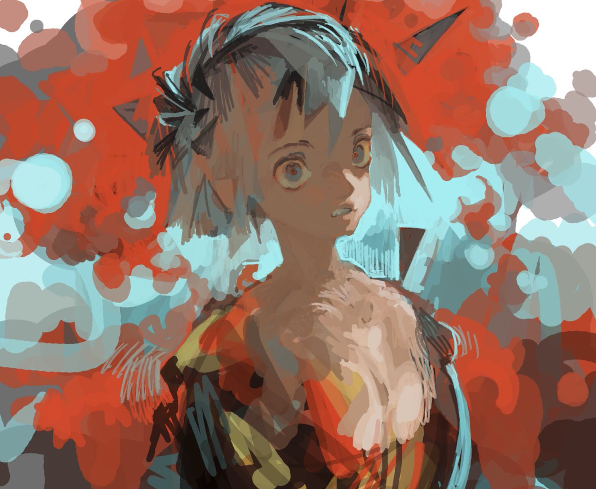 「赤い色 」|８９３９のイラスト