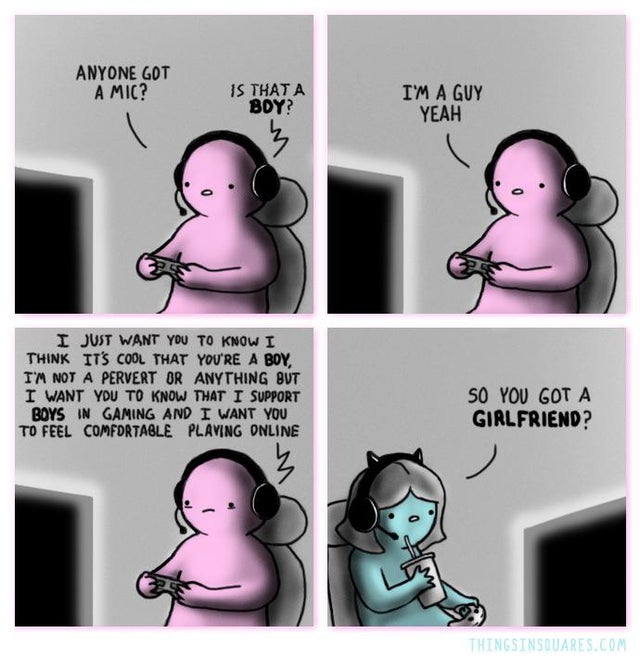 Boys in Gaming by Things in Squares 