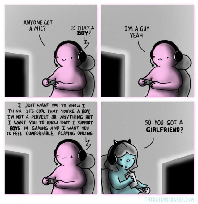 Boys in Gaming by Things in Squares 