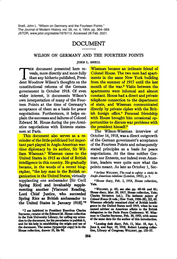 27 of 38Former SIS officer John Bruce Lockhart later called Wiseman "the most successful 'agent of infuence' the British ever had."British historian A.J.P. Taylor wrote that "He [Wiseman] and House made the 'special relationship' a reality."